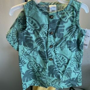 Carter’s Baby 2 Piece Green Leaves